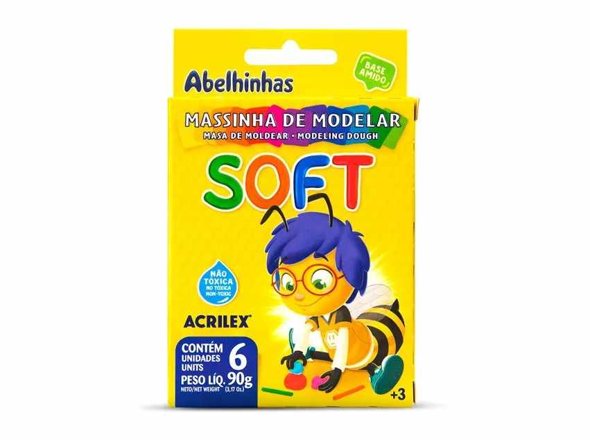 MASSA MODELAR  ACRILEX SOFT 
